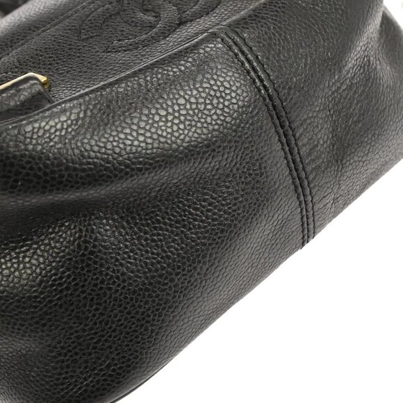 Chanel Black Calfskin Triple CC Backpack 126490